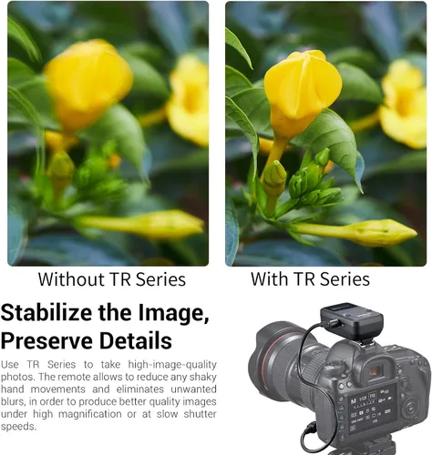 Vista 5 de Godox TR-N1 TR-N3 - Liberación remota del obturador para Nikon, intervalómetro de liberación de obturador inalámbrico compatible con Nikon Z9 Z7 Z6