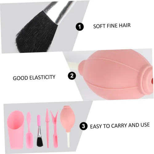 Vista 2 de MERRYHAPY Juego de 6 piezas de herramientas para macetas de suculentas, juego de cepillos para el cabello, herramientas para macetas suculentas