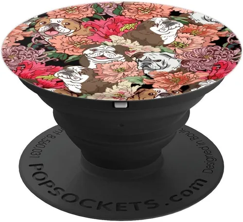 Vista 4 de Because English Bulldog PopSockets by Huebucket - PopSockets Grip and Stand for Phones and Tablets
