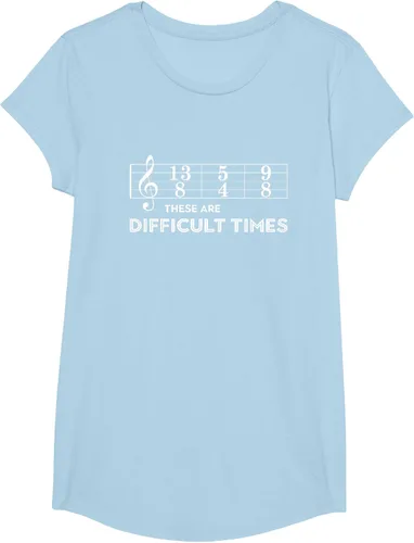Vista 15 de Musician - Camiseta con texto en inglés "These are Difficult Times", talla S