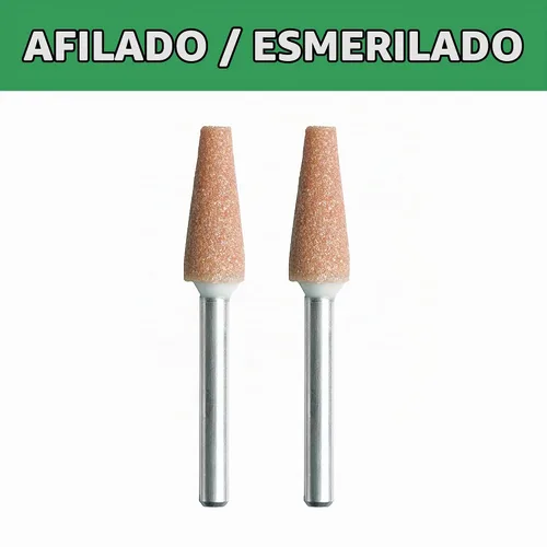 Vista 2 de Dremel 953 piedra de molienda de óxido de aluminio (2 unidades)
