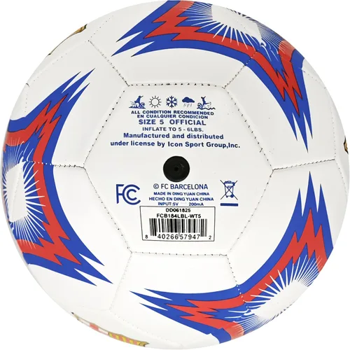Vista 4 de Icon Sports Officially Licensed LED Light Glow in The Dark Soccer Ball - Size 5