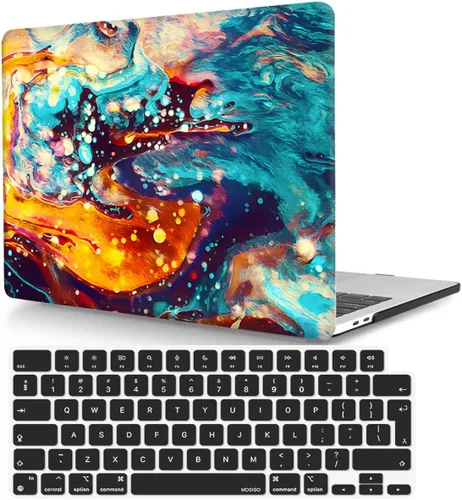 Vista 30 de Protector para laptop compatible con MacBook Pro de 13 pulgadas, modelo A1278 lanzado 2008 2009 2010 2011 2012 con CD-ROM, cubierta rígida delgada