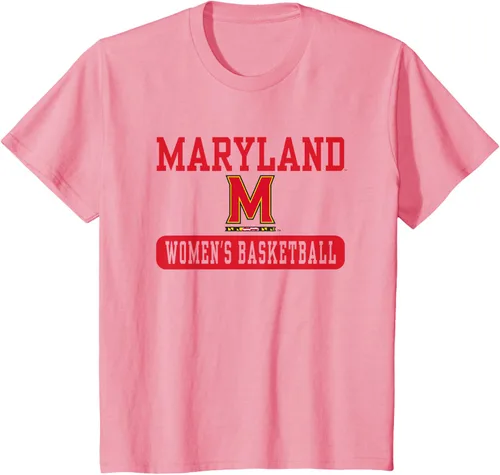 Vista 11 de Maryland Terrapins - Camiseta de baloncesto para mujer con licencia oficial, Blanco