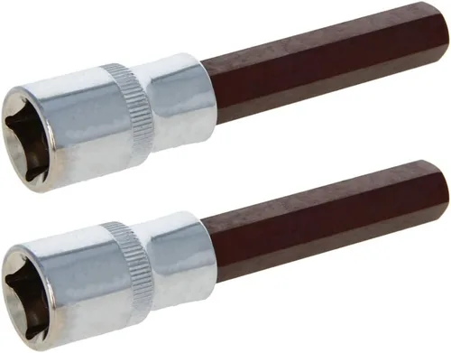 Vista 162 de Utoolmart 1/2" Drive x 0.551 in largo Hex Bit Socket, métrico, S2 y Cr-V acero 1pcs