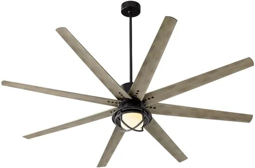Vista 2 de Flota - Ventilador de techo de 72 pulgadas con acabado de níquel satinado