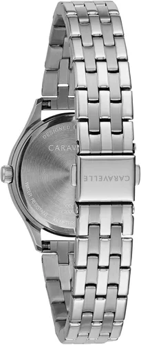 Vista 3 de Bulova Caravelle Ladies' Dress 3-Hand Date Quartz Watch, 32mm