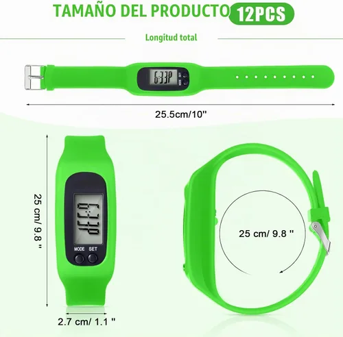 Vista 2 de Geyoga Walking Running Pedometer Watch