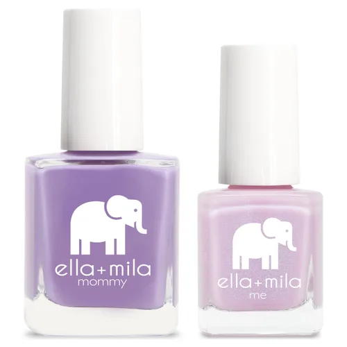 Vista 13 de ella+mila Mommy & Me Set de Esmalte de Uñas - Esmalte de uñas Resistente a las Astillas, de Larga Duración y de Secado Rápido, Set de Esmalte