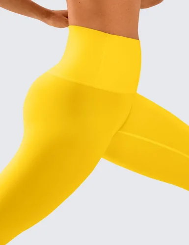 Vista 28 de CRZ YOGA - Butterluxe Leggings de cintura alta para mujer, leggings de entrenamiento, pantalones extrasuaves para hacer yoga o descansar, 28 pulgadas