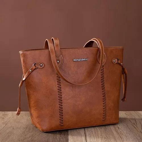 Vista 2 de Montana West Large Tote Bags for Women Concealed Carry Purses Top-Handle Shoulder Bags,MWC-G097