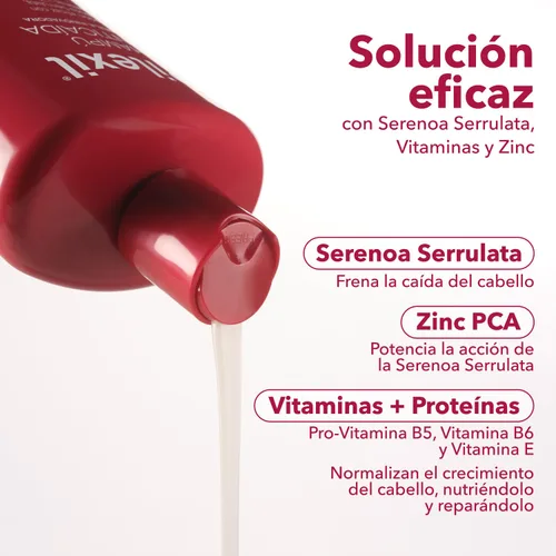 Vista 7 de Pilexil Champú Anticaída triple protección 450 Ml