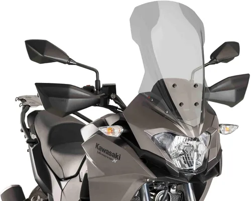 Vista 3 de Puig Parabrisas Touring Kawasaki VERSYS-X 300 C/Humo Oscuro 17-18