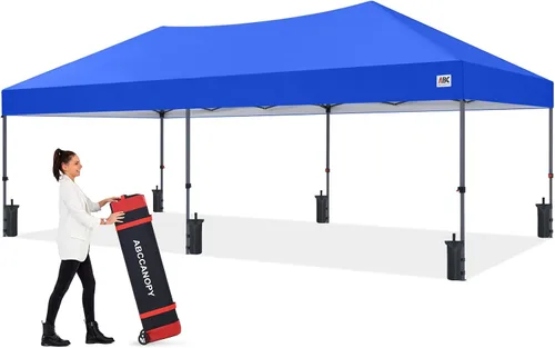 Vista 67 de ABCCANOPY Tienda de campaña desplegable de 10 x 10, protección contra la Beige