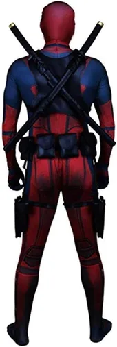Vista 2 de Traje de superhéroe unisex de elastano Zentai disfraz de Halloween para cosplay estilo 3D para niños