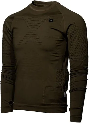 Vista 4 de Pnuma Outdoors IconX - Cómoda camisa de manga larga con batería recargable, tres ajustes de calor ajustables