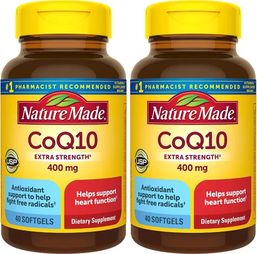 Vista 10 de Nature Made CoQ10 (Coenzima Q 10) 400 mg. Cápsulas de gel, 40 unidades.