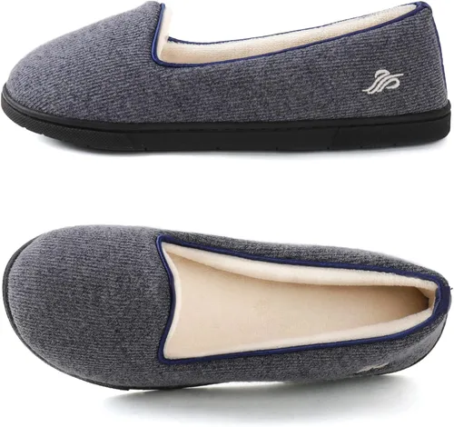Vista 19 de Wishcotton Pantuflas ligeras de espuma viscoelástica para mujer, cómodas y antideslizantes, para interiores y exteriores