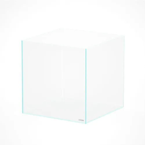 Vista 31 de LANDEN 25C 3.7 Galones Cubo Tanque de Acuario Sin Montura de Hierro Bajo, W9.84×D9.84×H9.84 pulg(25x25x25cm) 5mm de Grosor con Almohadilla