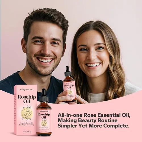 Vista 7 de SilkySecret Aceite de rosa mosqueta orgánico (1 onza líquida), aceite esencial de rosa prensado en frío, aceite de semilla de rosa mosqueta