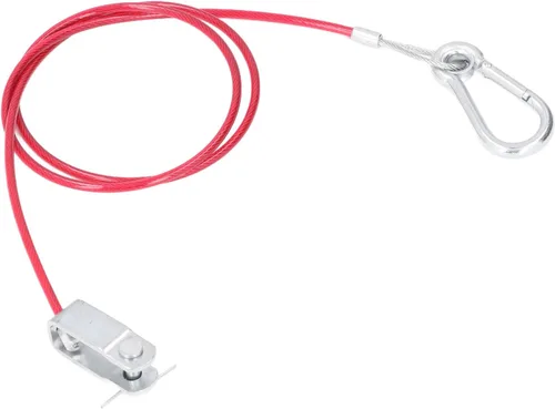 Vista 2 de Cable de seguridad de remolque de 3.3 pies, cable de seguridad de remolque resistente, cable de seguridad de remolque, cable de freno de remolque