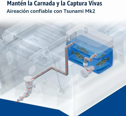 Vista 2 de Attwood Tsunami MK2 Aerator Pump