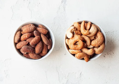 Vista 5 de Food to Live Mezcla de almendras orgánicas y anacardos, 8 onzas, nueces tostadas al horno con sal del Himalaya, sin OMG, mezcla rica en proteínas