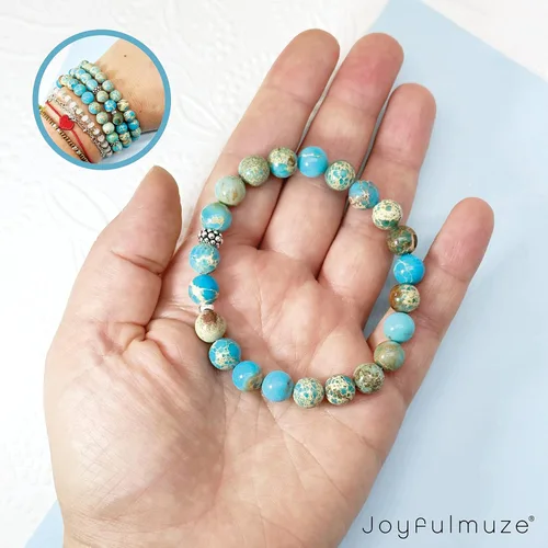 Vista 4 de Premium Handmade Crystal Healing, Gemstone Beaded Gift For Men Women
