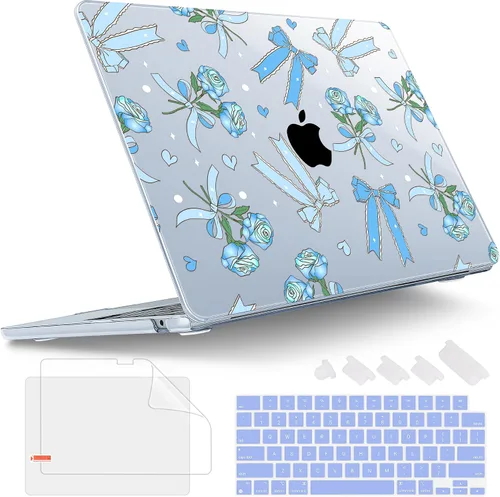 Vista 18 de Tuiklol Funda rígida para MacBook Air 2026, 2025, 2024, 2023, modelo M5, A3448, M4, A3241, M3, A3114, M2, A2941, funda rígida para MacBook de 15.3
