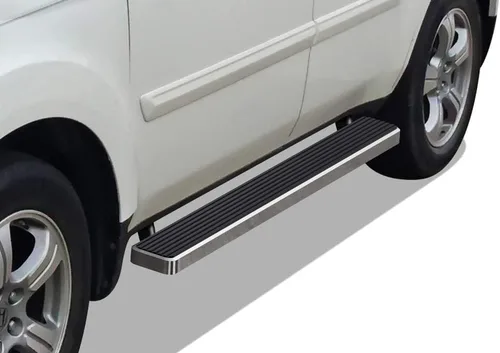 Vista 11 de APS Estribos negros estilo compatible con Honda Pilot 2009-2015 y Acura MDX 2009-2013 (barras laterales de barras Nerf)