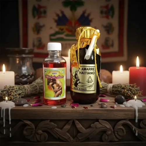 Vista 2 de Amarre Haitiano y Aceite Miel de Love Fragancia Espiritual, 4.1 fl oz