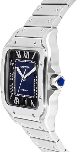 Vista 3 de CARTIER Reloj Santos De Blue Dial para hombre WSSA0030 Azul Patchwork