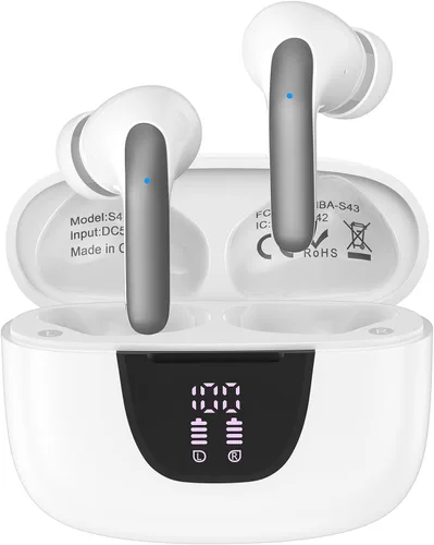 Vista 8 de Samsung - Auriculares inalámbricos Bluetooth para Samsung Galaxy A17 A16 A36 S26 S25 Ultra S24 S23 S22 Bluetooth 5.3 Auriculares con micrófono
