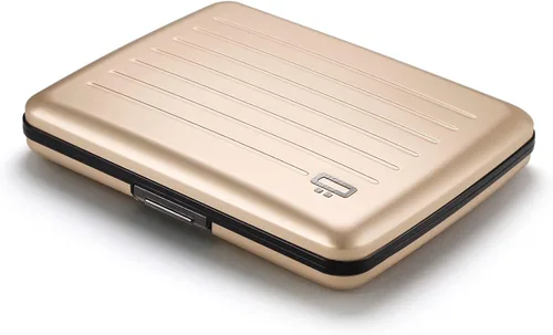 Vista 21 de Cartera de aluminio, gran capacidad, protección RFID. Modelo: OSLO LARGE Aluminio negro