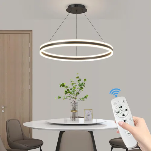 Vista 16 de Lámpara colgante negra, iluminación colgante industrial, lámparas rústicas para cocina, isla, comedor, entrada, vestíbulo, paquete de 1