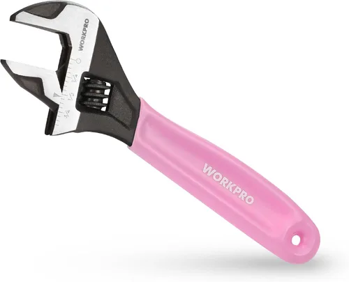 Vista 15 de WORKPRO Llave ajustable mini de 4 pulgadas, llave de mandíbula ancha de acero Cr-V con óxido negro para tuercas pequeñas, escalas métricas y SAE