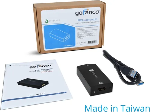 Vista 8 de gofanco Prophecy USB 3.0 HDMI Video Capture Card Device Transmite y comparte juego, 1080p 60Hz, consolas de juegos PS4, compatible con TAA