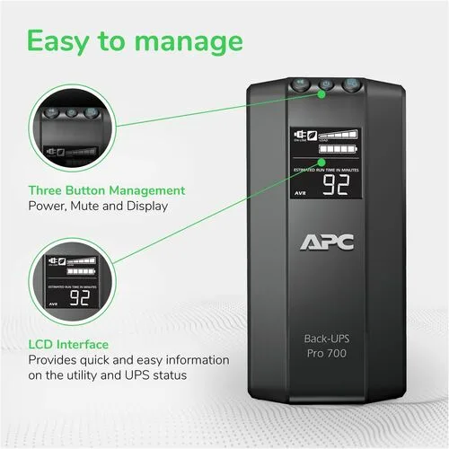 Vista 6 de CUP BACK UPS RS LCD 700 MASTER C