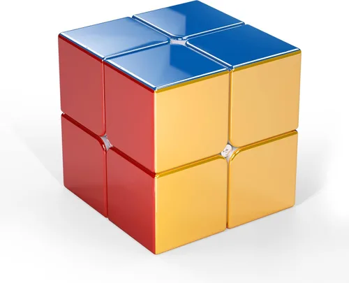 Vista 3 de Cyclone Boys 2x2 Cubo de Velocidad Magnético con Espejo Reflejo sin Pegatinas