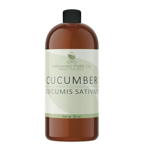 Vista 8 de OPO Aceite de semilla de pepino – 8 onzas – puro, sin refinar, prensado en frío, sin OMG, sin hexano, aceite portador vegano para piel, cabello