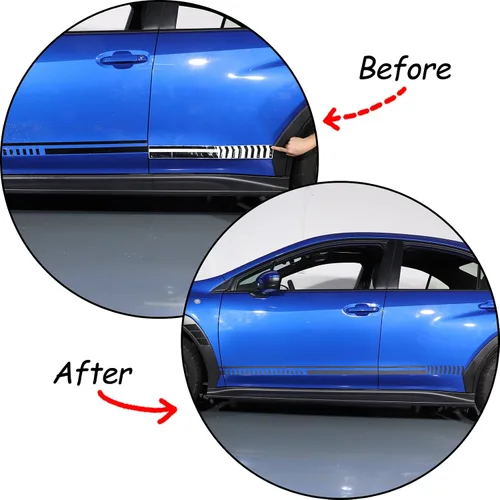 Vista 2 de Compatible con Subaru WRX 2022 2023 - Adhesivo adhesivo para lado de carrocería de automóvil, carreras, deportes, tira lateral autoadhesiva