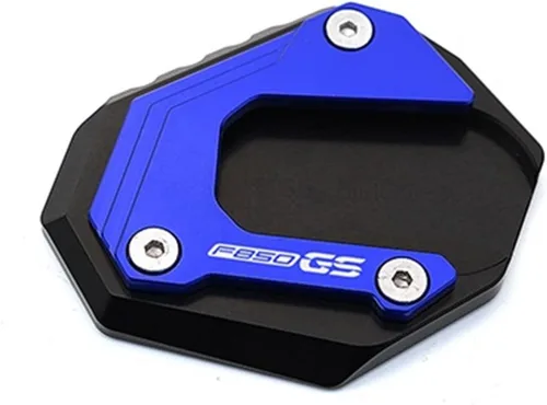 Vista 19 de Soporte lateral para motocicleta, placa de extensión para BMW F850GS F750GS F850 GS F 750 850 GSA 2018 2020 2021 2022 (color : A plateado F750GS)