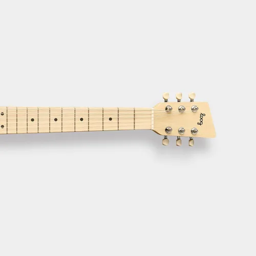 Vista 6 de Loog Pro VI Acoustic - Guitarra real acústica para niños principiantes de tamaño compacto, edades 9+, con aplicación de aprendizaje y lecciones