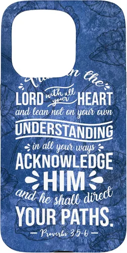 Vista 14 de Trust in Lord with All Your Heart Proverbio 3:5-6 - Carcasa cristiana para iPhone 17