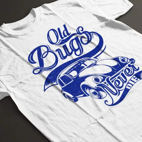 Vista 4 de Volkswagen Old Bugs Never Die Beetle - Camiseta para hombre