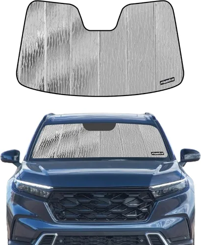 Vista 9 de Pigenius Parasol para parabrisas Honda CR-V 2007-2011, acabado plateado metálico