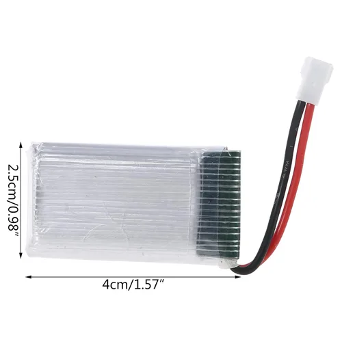 Vista 2 de Actualizado 3.7 V 1000 mAh 25C Li-PO batería 952540 para Syma X5 X5C X5C-1 X5S X5SW X5SC V931 H5C CX-30 Quadcopter Repuestos li-po cargador