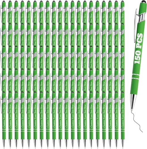 Vista 114 de Bolígrafos personalizados a granel 10 con nombre, grabados con punta de lápiz, bolígrafos de bola personalizados de escritura suave, regalos