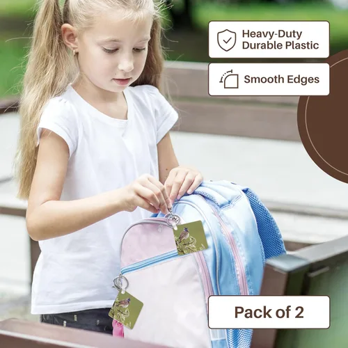 Vista 4 de 3dRose, Bluethroat Cantando bajo la lluvia, Nome, Alaska, llavero