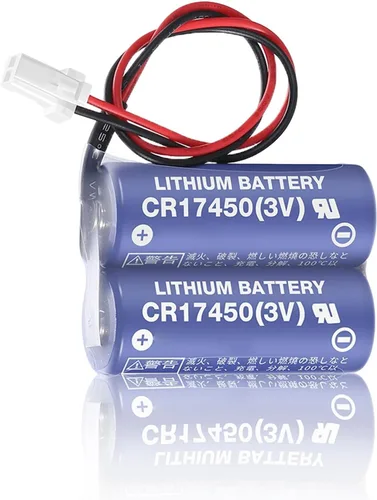 Vista 3 de [Paquete de 50] 2CR17450 3V 2600mAh D80UB016170 Batería PLC Control Industrial Batería para Mazak CR17450-2WK27 Batería
